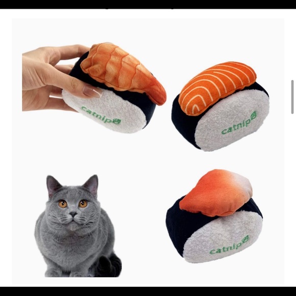 Restocked Large catnip “sushi” rolls - Picture 2 of 6
